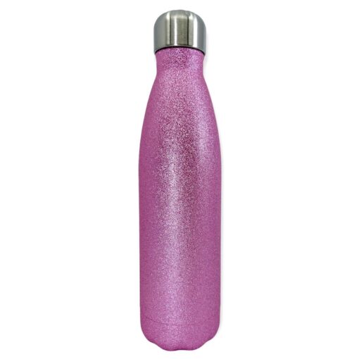 Trinkflasche Pink glitzer