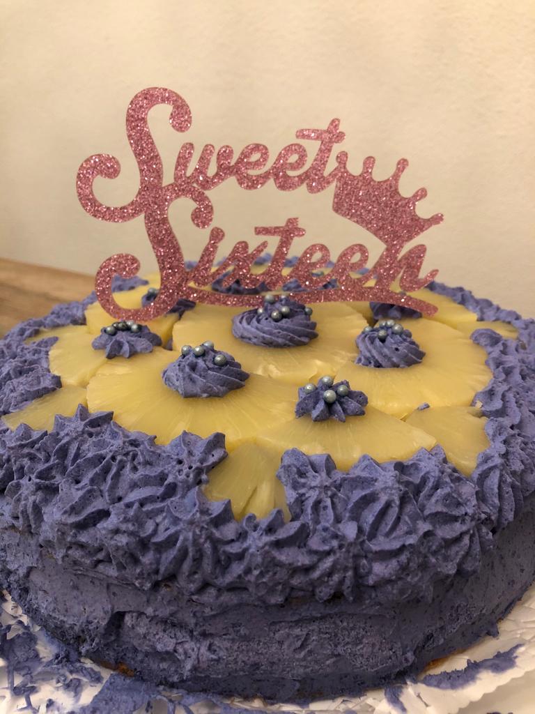 Sweet Sixteen Cake Topper