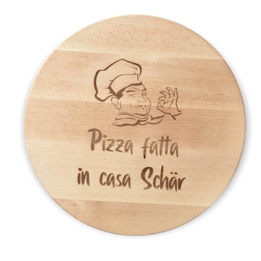 Pizzabrett personalisiert