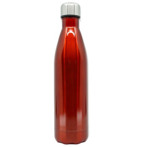 Isolierte Trinkflasche rot glänzend