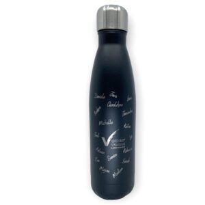 Trinkflasche personalisiert schwarz