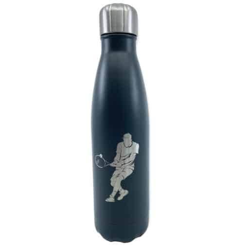 Personalisierte Trinkflasche Grau