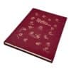 Notizbuch mit Unterschriften