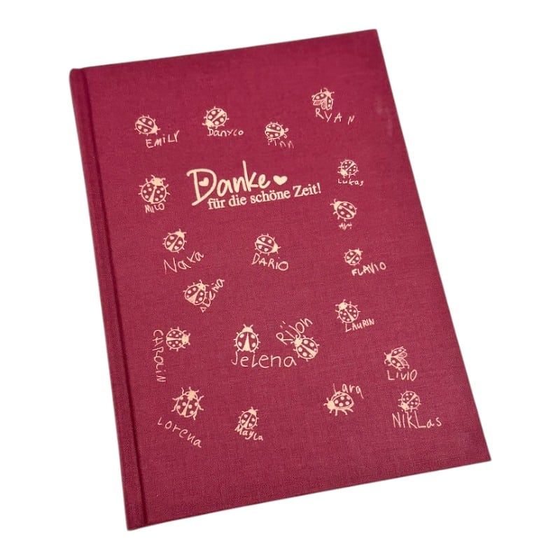 Personalisiertes Notizbuch