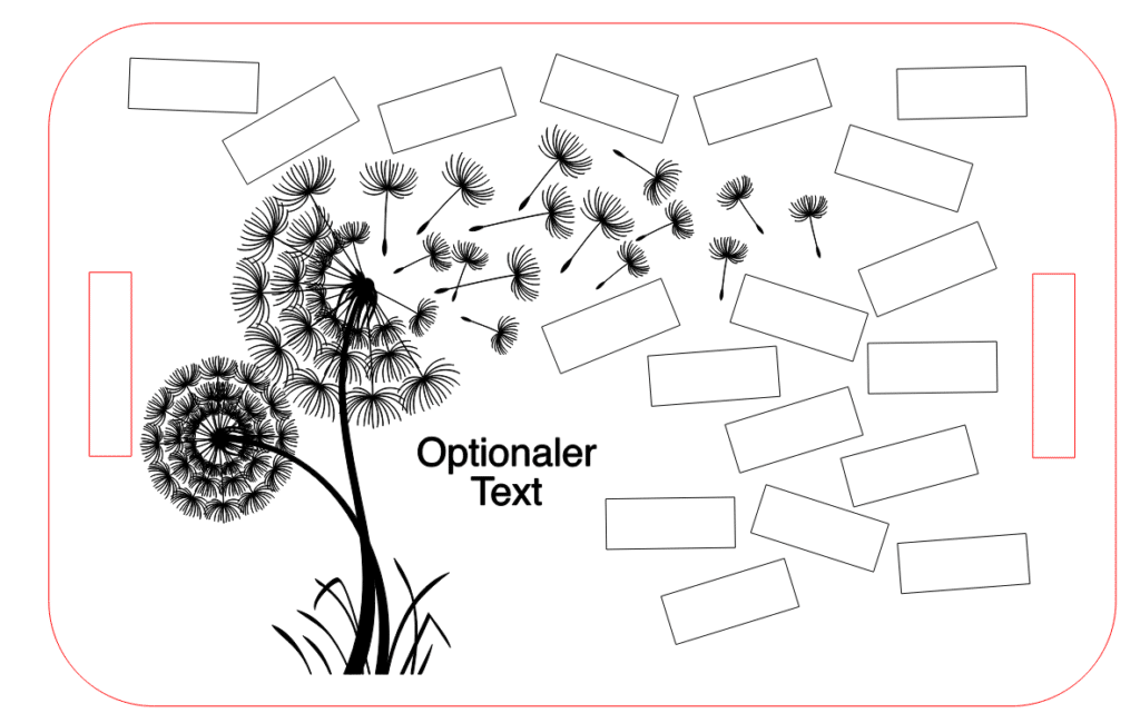 Unterschriften Vorlage Snackbox_Pusteblume