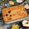 Snackbox mit Unterschriften