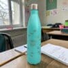 Trinkflasche mit Unterschriften