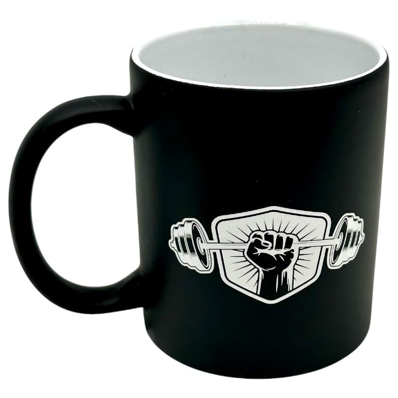 Keramiktasse mit Lasergravur