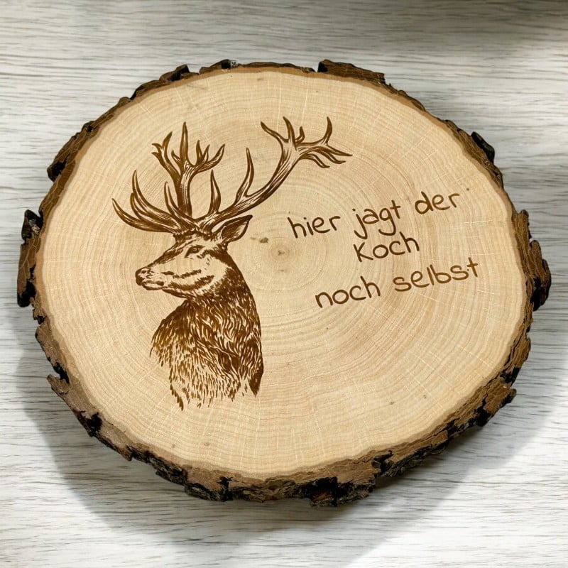 Baumscheibe graviert