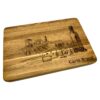 Holz Hackbrett mit Gravur