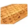 Holz Lerntafel graviert