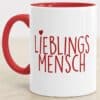 Personalisierte Keramiktasse mit Lasergravur - Weiss