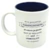 Personalisierte Tasse mit Unterschriften von Kindern