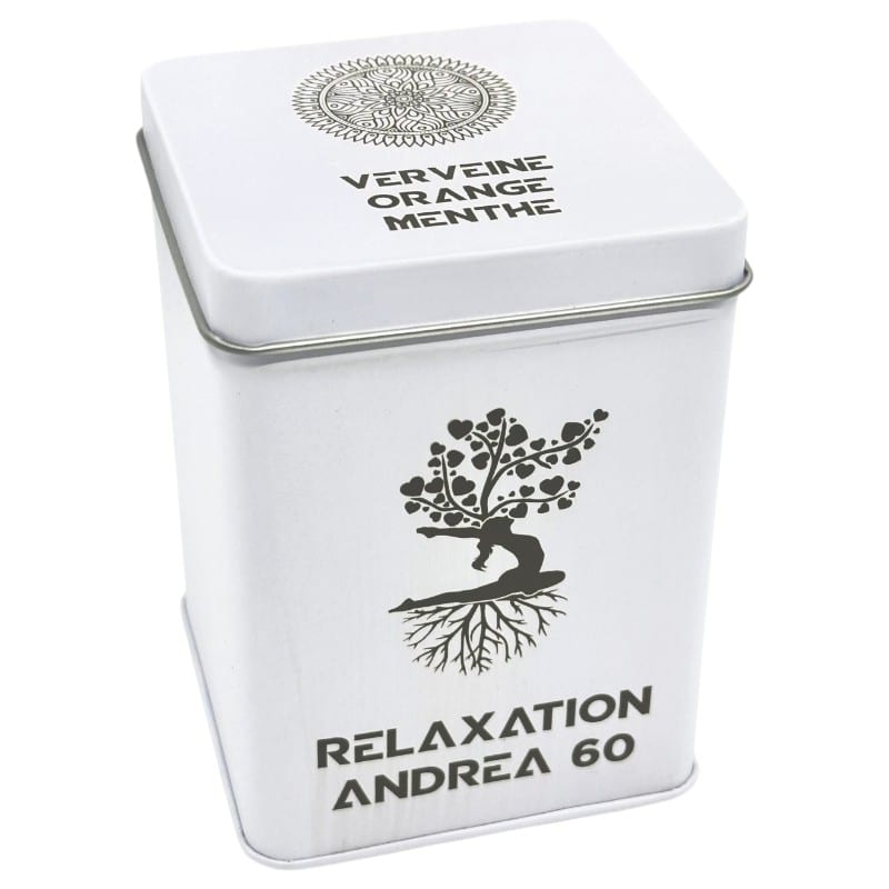 Personalisierte Teebox weiss mit Gravur